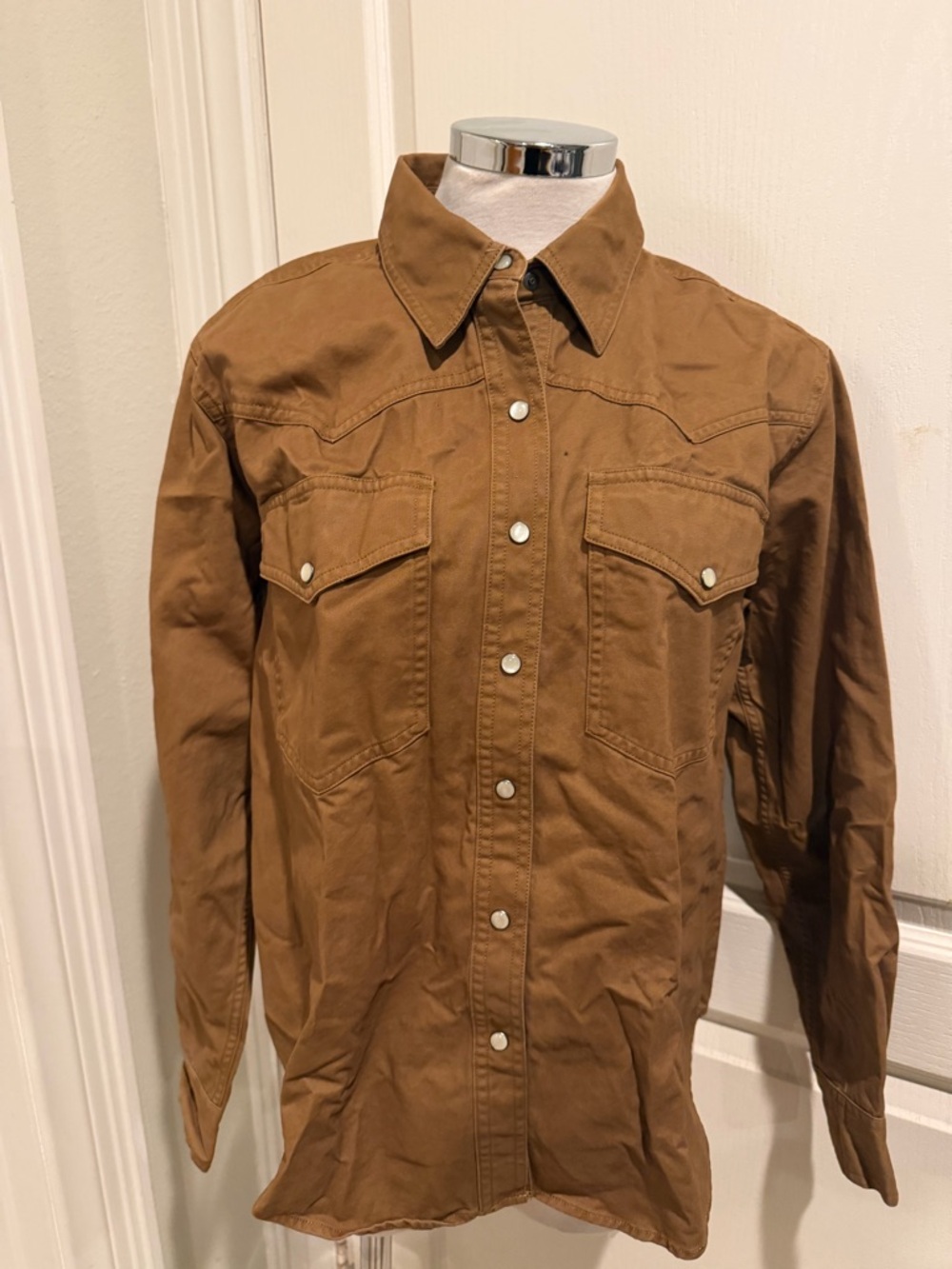 Banana Republic Small Tan Button-Up Shirt